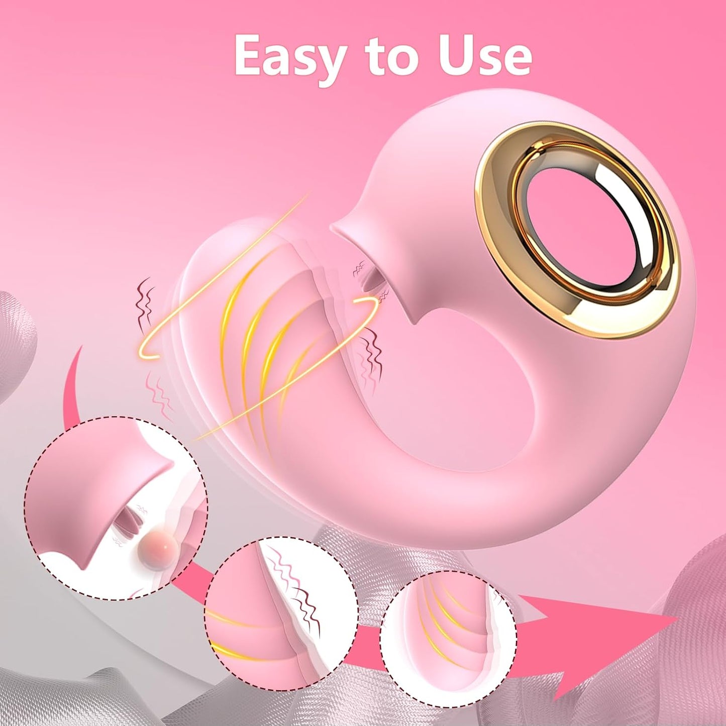 Bluetooth Rabbit Vibrators for Couples. Wearable Vibrator. Waterproof. USB Quick Cable. Quiet. Gift for Her. SSD0306BT.498