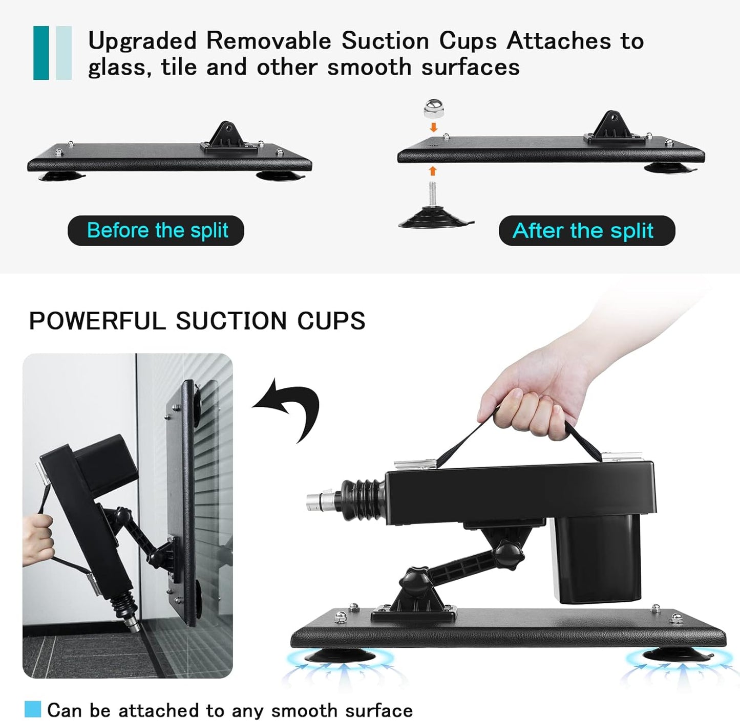Sex Machine. Automatic Thrusting Dildo Machine with 3 XLR Attachments. Adjustable Sex Toys for Women, Men, and Couples