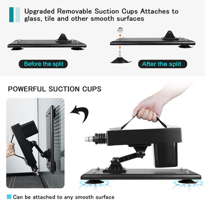 Sex Machine. Automatic Thrusting Dildo Machine with 3 XLR Attachments. Adjustable Sex Toys for Women, Men, and Couples