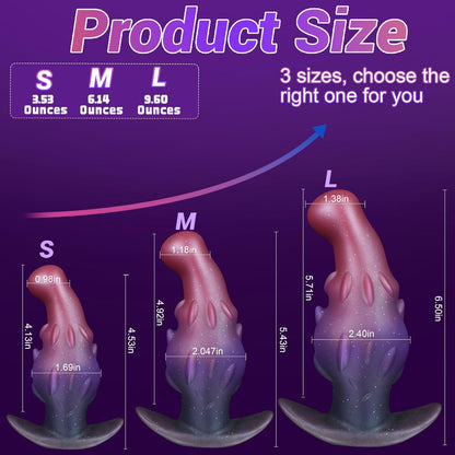 Butt Plug Set Anal Plug Prostate Massager. Wearable Anal Training Set Sex Toys Kit with T-Base