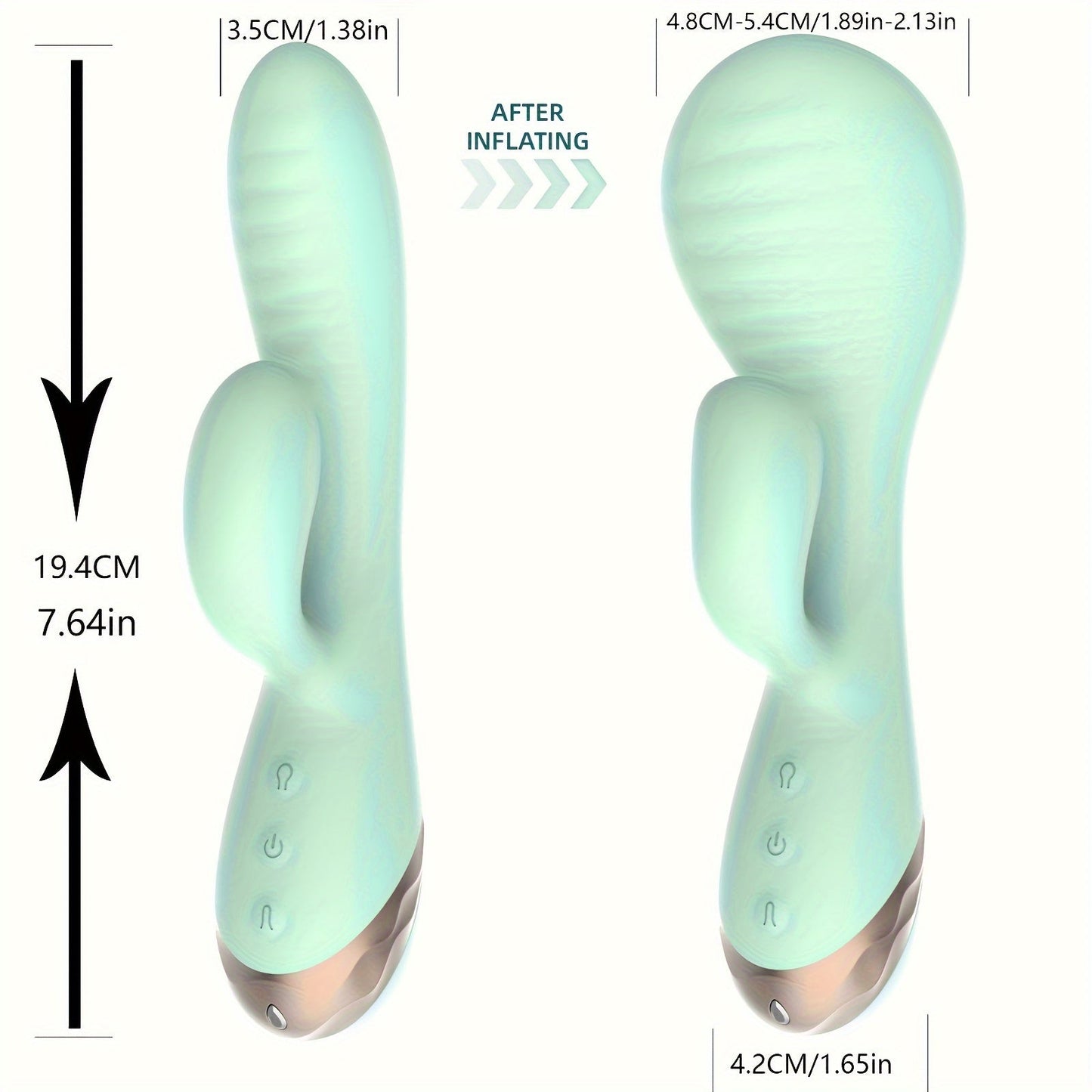 10 Frequency Vibration + Inflatable Vibration Stick. G-spot Vibrator. Inflatable Fit Massage Vaginal. Vibration Stimulation G-spot. Fresh Colors. Adult Sex Toys. Stimulation Vibration Stick Massage Stick For Couples. Couples Flirting