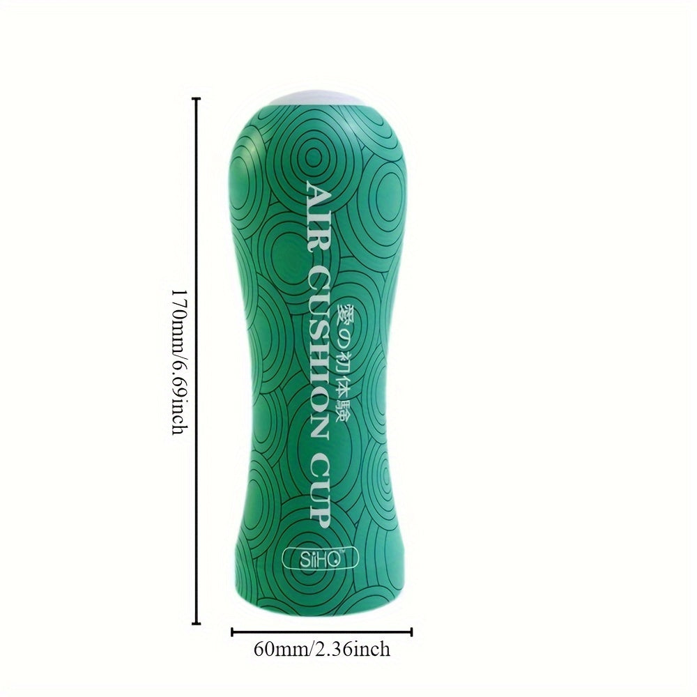 Manual Lasing Airplane Cup: Handheld Stimulation Toy for Men - TPE Material. Suitable for Hand Washing. No Electricity Required