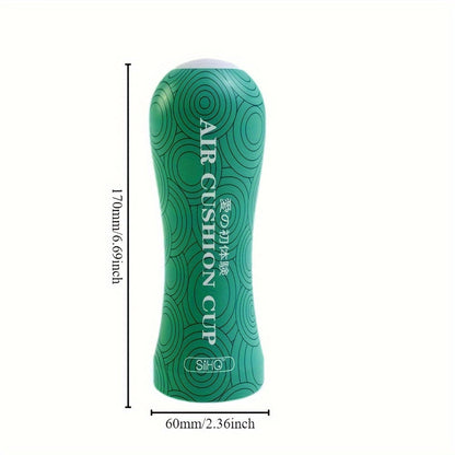 Manual Lasing Airplane Cup: Handheld Stimulation Toy for Men - TPE Material. Suitable for Hand Washing. No Electricity Required
