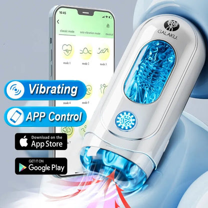 Automatic Control APP Masturbator Cup Blowjob Sex Toy Vagina Masturbation Vibrating Pussy Exerciser Cock Delay Ejaculation