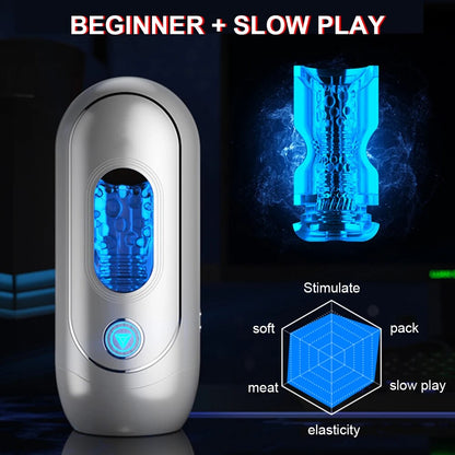 Automatic Control APP Masturbator Cup Blowjob Sex Toy Vagina Masturbation Vibrating Pussy Exerciser Cock Delay Ejaculation