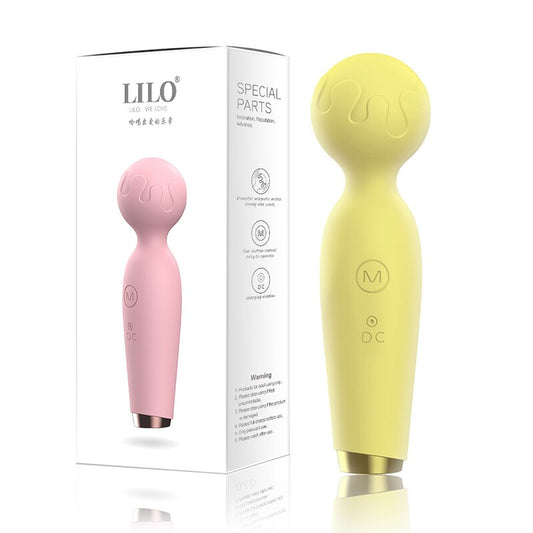 AV Girl Massage Stick Rechargeable Clitoral Stimulator Cute Microphone-shaped Mini Vibrator Magic Wand Vibrators for Women