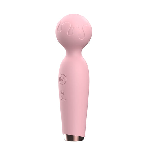 AV Girl Massage Stick Rechargeable Clitoral Stimulator Cute Microphone-shaped Mini Vibrator Magic Wand Vibrators for Women