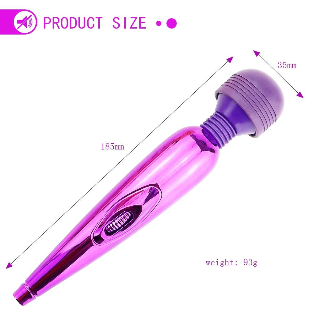 Rechargeable Magic Wand AV Vibrator Clit Massager Vagina Clitoris Stimulator Female Masturbation Adult Sex Toys for Women