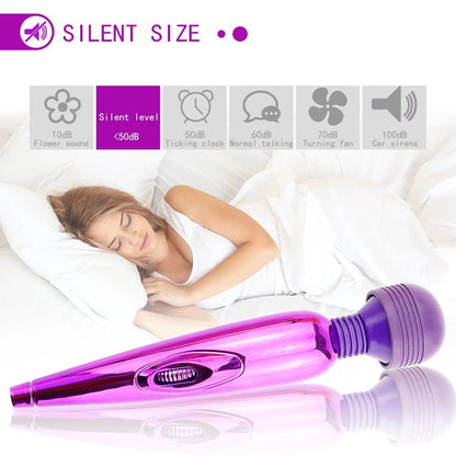 Rechargeable Magic Wand AV Vibrator Clit Massager Vagina Clitoris Stimulator Female Masturbation Adult Sex Toys for Women