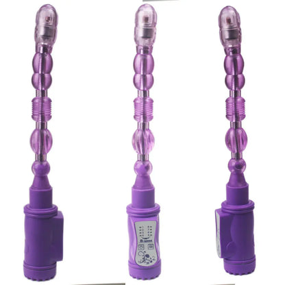 Adjustable Beaded Anal Vibrator Sex Toy For Women Tease Toys Fun Female Adult Sex Products Masturbation Sex G-spot Stick Plug