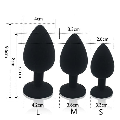 Adult Game Silicone Anal Plug Jewelry Dildo Vibrator Sex Toys for Women Prostate Massager Bullet Vibrator Butt Plug for Men Gay