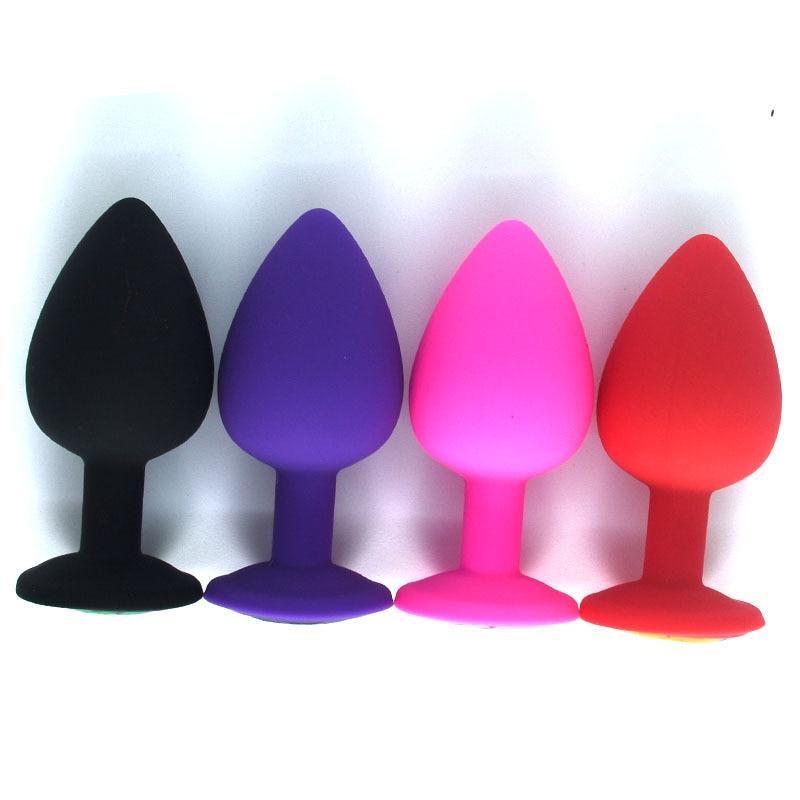 Adult Game Silicone Anal Plug Jewelry Dildo Vibrator Sex Toys for Woman Prostate Massager Bullet Vibrator Butt Plug For Men Gay