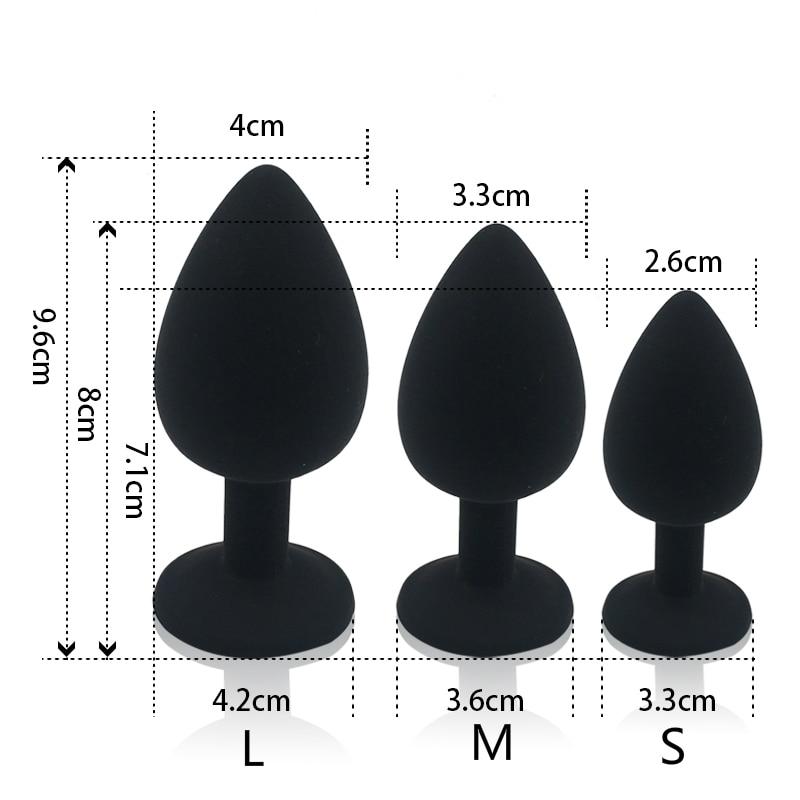 Adult Game Silicone Anal Plug Jewelry Dildo Vibrator Sex Toys for Woman Prostate Massager Bullet Vibrator Butt Plug For Men Gay