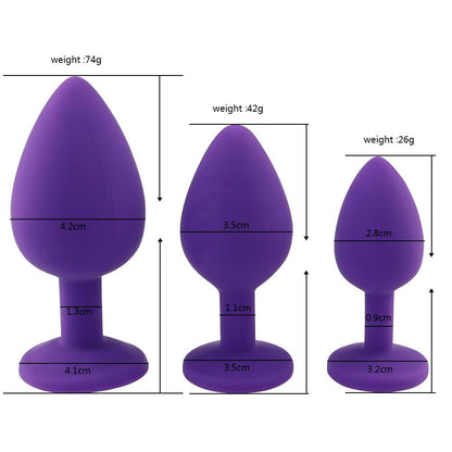 Adult Game Silicone Anal Plug Jewelry Dildo Vibrator Sex Toys for Women Prostate Massager Bullet Vibrator Butt Plug for Men Gay