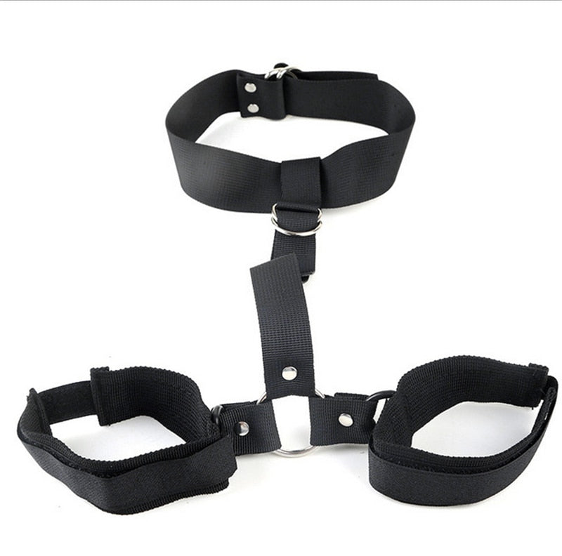 Adult Games Slave Sex Toys for Women BDSM Bondage Restraints Adjustable Handcuffs Ankle Nylon Straps Fetish Couples Sex Products