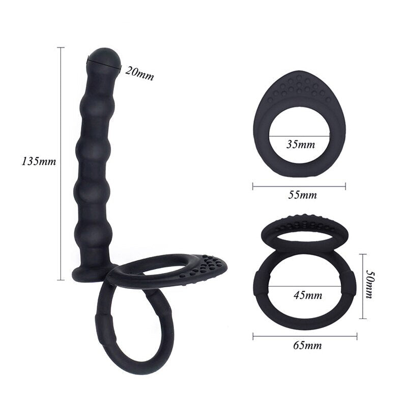 Adult Sexy Sex Toys for Women Couples BDSM Anal Butt Plug Penis Double Penetration Strap-on Dildo Vibrators G-Spot Vibrator Erotic Shop
