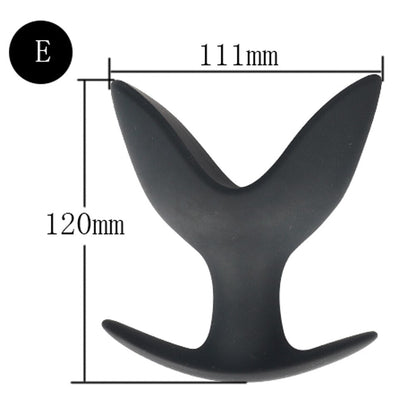 Adult Toy Silicone Anal Speculum Dildo Butt Plug Adult Sex Toys Unisex Opening Hollow Anal Plug Anus Vaginal Dilator Sex Product
