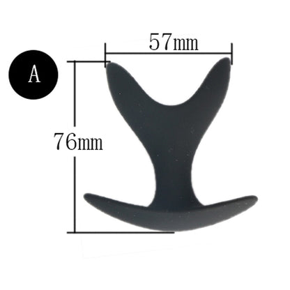 Adult Toy Silicone Anal Speculum Dildo Butt Plug Adult Sex Toys Unisex Opening Hollow Anal Plug Anus Vaginal Dilator Sex Product