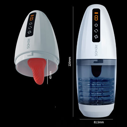 Aeclove Automatic Vibrators for Men Masturbation Pocket Pussy Sex Toys for Gay Men Powerful Japanese Sucking Tongue Masturbator