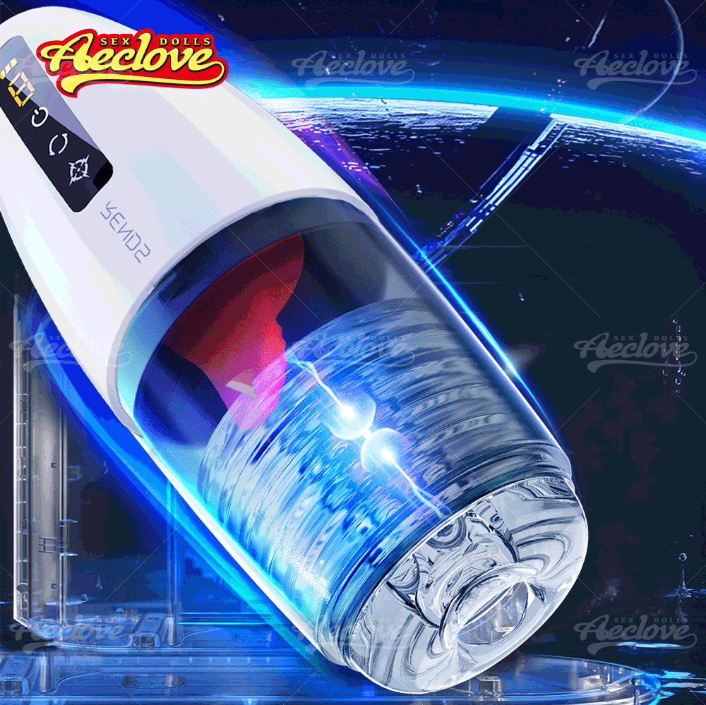 Aeclove Automatic Vibrators for Men Masturbation Pocket Pussy Sex Toys for Gay Men Powerful Japanese Sucking Tongue Masturbator