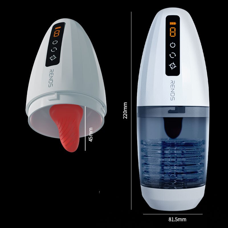 Aeclove Automatic Vibrators for Men Masturbation Pocket Pussy Sex Toys for Gay Men Powerful Japanese Sucking Tongue Masturbator