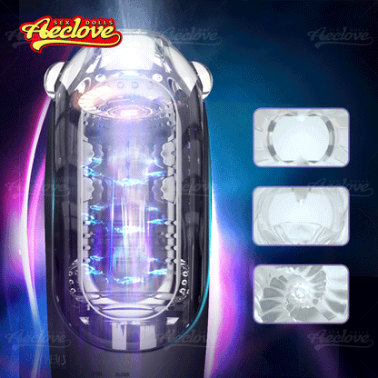 Aeclove อัตโนมัติ Vibrators สำหรับชายที่มีประสิทธิภาพหนีบและดูดพ็อกเก็ตหีชาย Masturbators ของเล่นช่องคลอดที่สมจริงนุ่ม