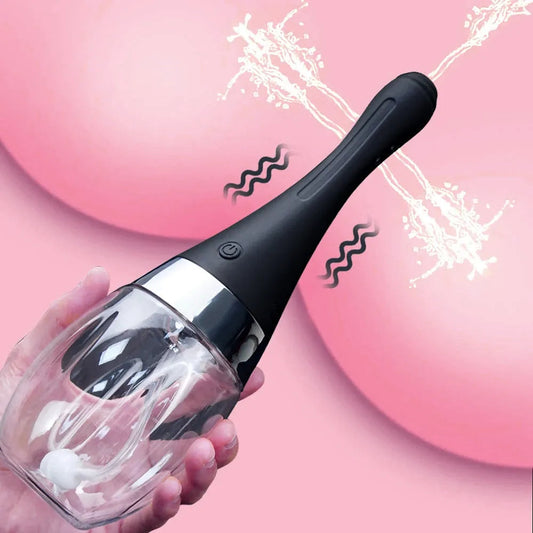 Anal Butt Plug Cleaner Health Enema Rectal Shower Vaginal Enemator Intimate Goods Anus Sex Toy Tool for Women Men Adult Rinser