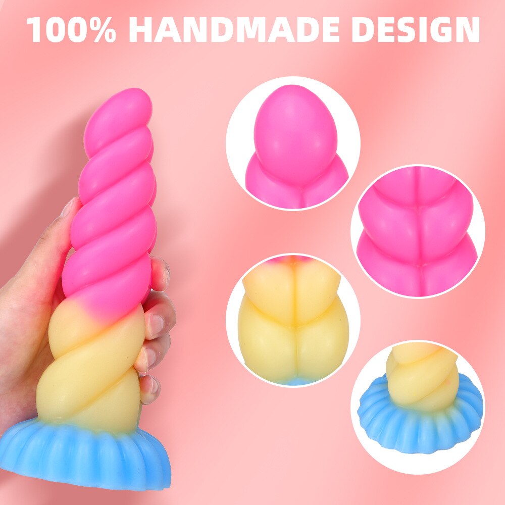 Soft Long Anal Plug Dildo Large Butt Plug Suction Cup Adult Erotic Sex Toys for Women Men Prostate Massage Big Anus Dilator