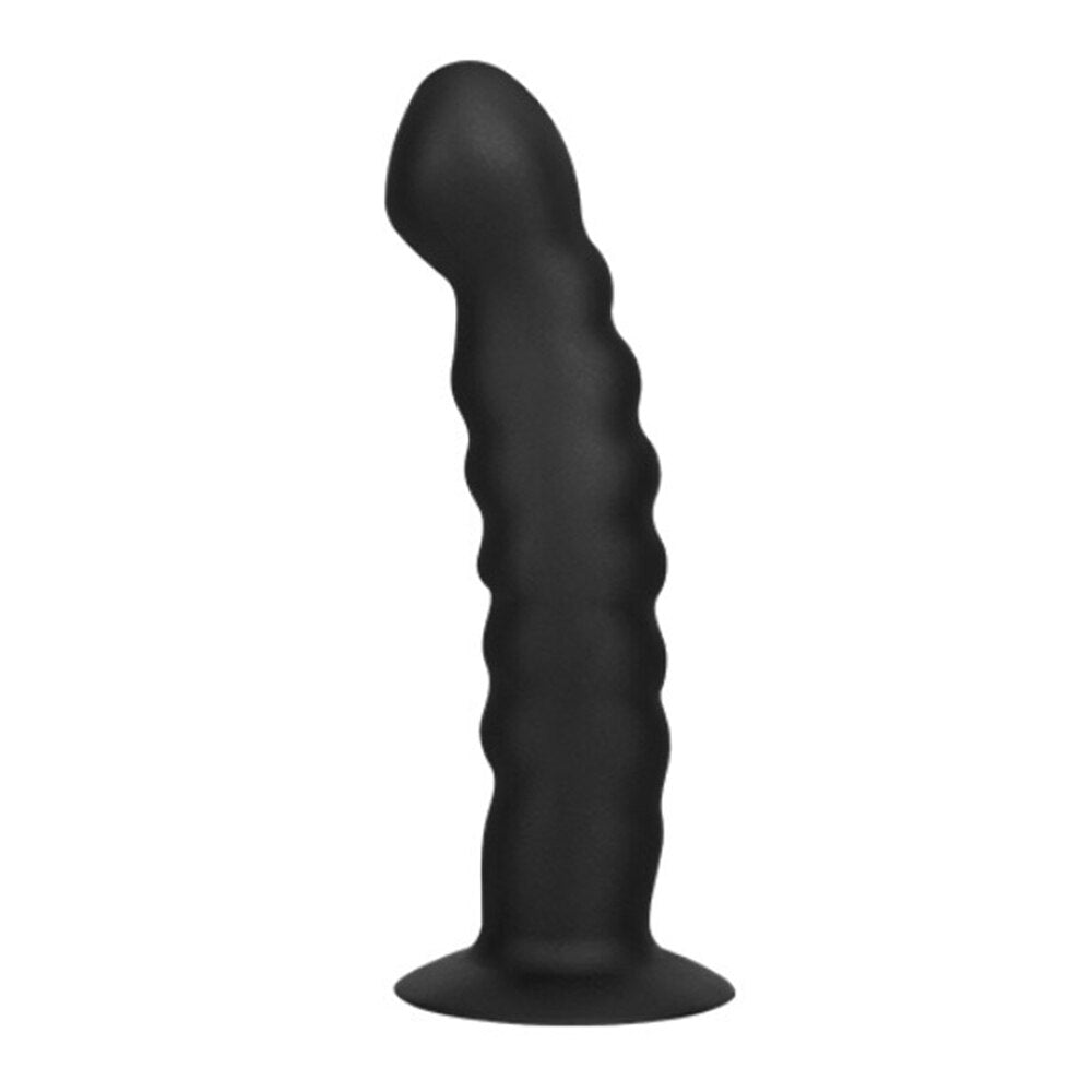 Anal Plug Prostate Massager Sex Products Vaginal Stimulator with Strong Suction Cup Silicone Bead Dildo Sex Toys for Men and Women