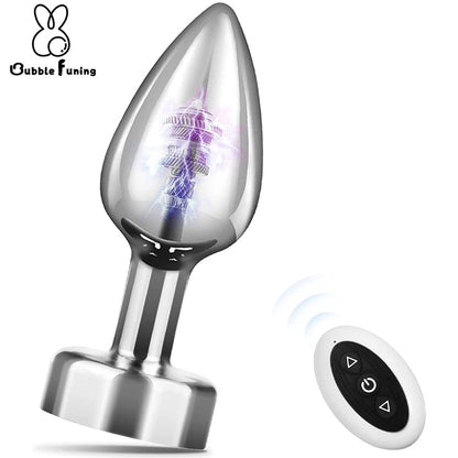 Anal Plug with 7 Vibration Modes, Anal Toy for Men, Prostate Massager, Sex Toys with Remote Control Vibrator, Anal Toys for 18+