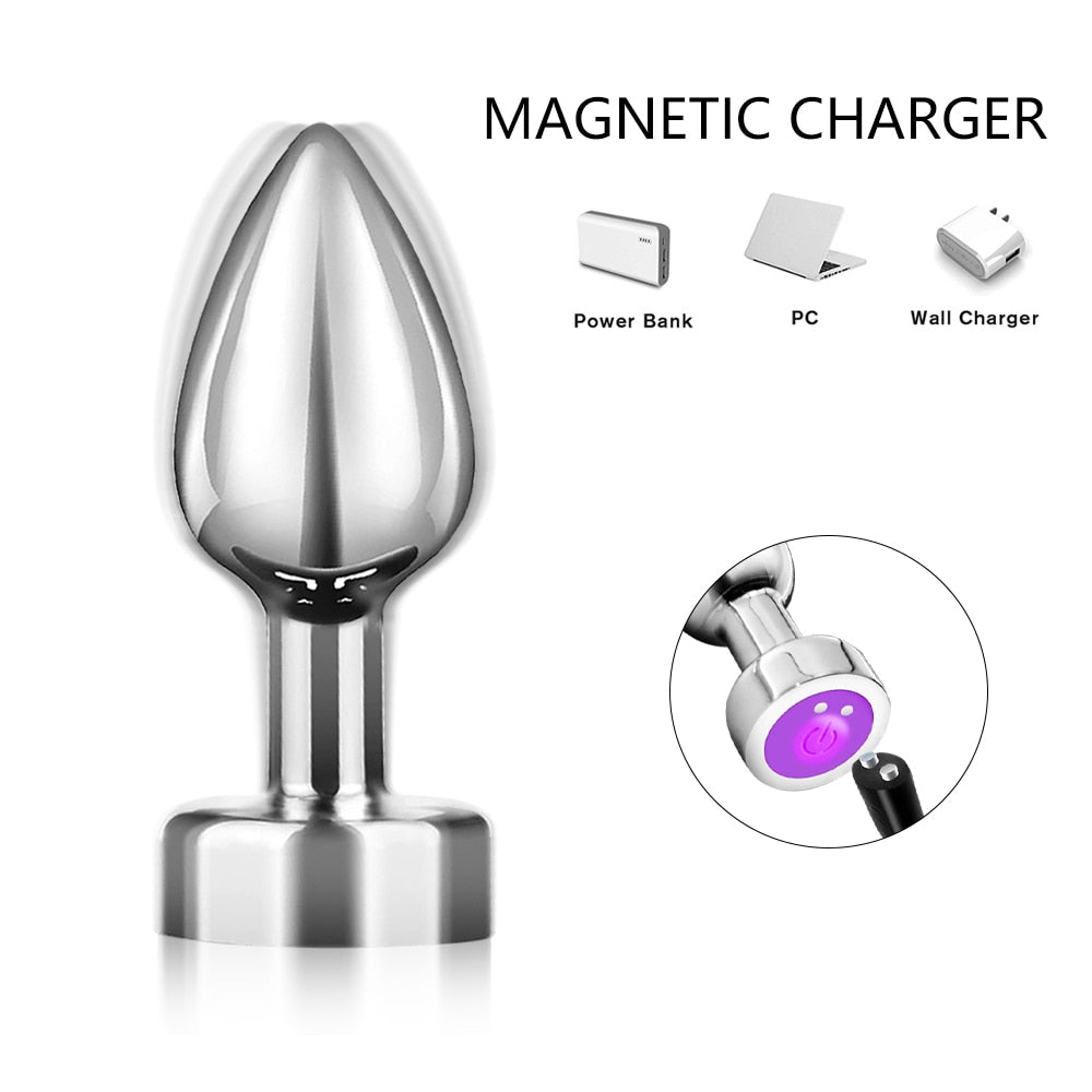 Anal Plug with 7 Vibration Modes, Anal Toy for Men, Prostate Massager, Sex Toys with Remote Control Vibrator, Anal Toys for 18+