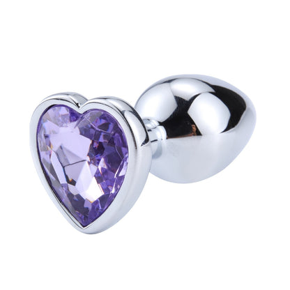 Anal Toys Heart-shaped Metal for Women Adult Sex Products Men Butt Plug Stainless Steel Anal Plugs Sex Vibrators Anal Dildo Toys