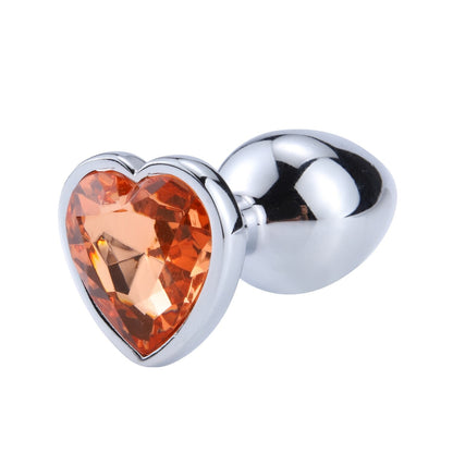 Anal Toys Heart-shaped Metal for Women Adult Sex Products Men Butt Plug Stainless Steel Anal Plugs Sex Vibrators Anal Dildo Toys