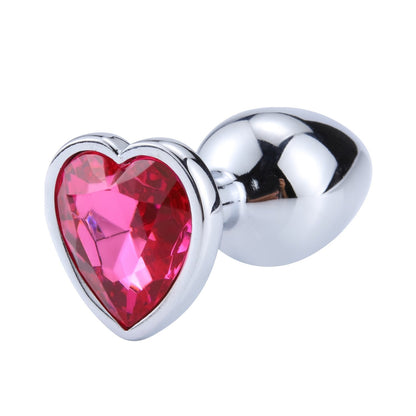 Anal Toys Heart-shaped Metal for Women Adult Sex Products Men Butt Plug Stainless Steel Anal Plugs Sex Vibrators Anal Dildo Toys