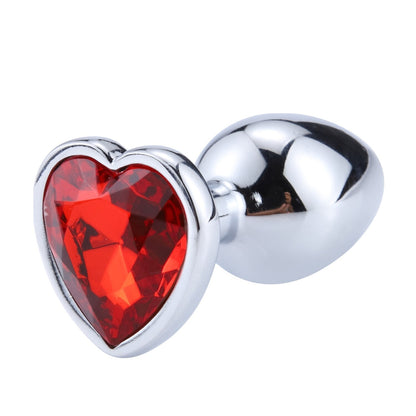 Anal Toys Heart-shaped Metal for Women Adult Sex Products Men Butt Plug Stainless Steel Anal Plugs Sex Vibrators Anal Dildo Toys
