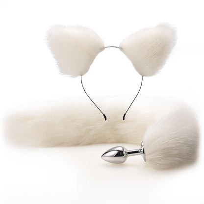 Anal Toys Tail Plug In The Ass Metal Butt Plug for Women Fox Tail Erotic Sex Shop Anal Dilator Buttplug Adults Goods for Couples