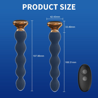 Wireless Remote Control Anal Vibrator for Women Anal Beads Prostate Massager Butt Plug Stimulator Sex Toys for Men Women Couple