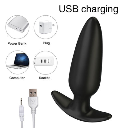 Anal Vibrator for Men, Wireless Remote Control Silicone Butt Plug for Gays, Plug Sex Toys for Women, Adult Products, Prostate Massager