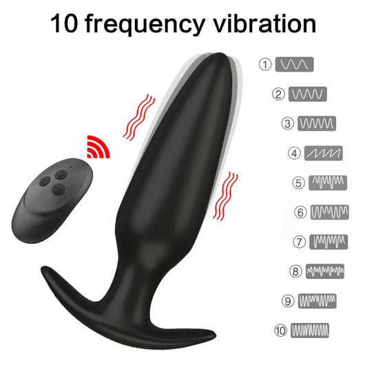 Anal Vibrator for Men, Wireless Remote Control Silicone Butt Plug for Gays, Plug Sex Toys for Women, Adult Products, Prostate Massager