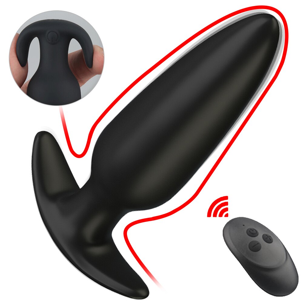 Anal Vibrator for Men, Wireless Remote Control Silicone Butt Plug for Gays, Plug Sex Toys for Women, Adult Products, Prostate Massager