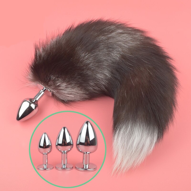 Anal Plug Anal Sex Toys Sex Toys Anal Bunny Sex Toys Stainless Steel Bunny Tail Hairy Anal Plug Tail Anal Toy