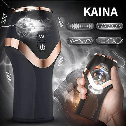 Soft Automatic Male Masturbation Cup Adult Male Trainer Vibrating Masturbator Sex Toy Vibrating Massage Toy for Man