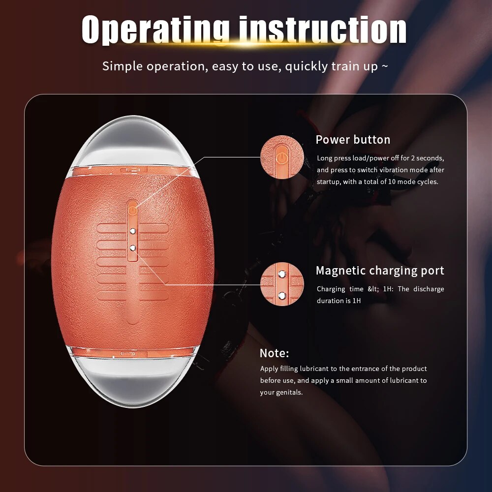 Automatic Male Masturbator Cup, Vagina Masturbation Blowjob, Man Masturbator for Men, Adult Goods Sex Toys, Electric Masturbator