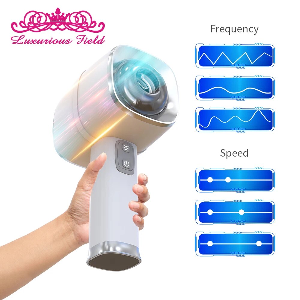 Automatic Men Masturbator Cup, Vagina Masturbation Vibrator, Adult Blowjob Pussy Stimulator Sex Toys for Male Intimate Goods