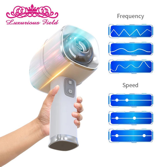 Automatic Men Masturbator Cup, Vagina Masturbation Vibrator, Adult Blowjob Pussy Stimulator Sex Toys for Male Intimate Goods