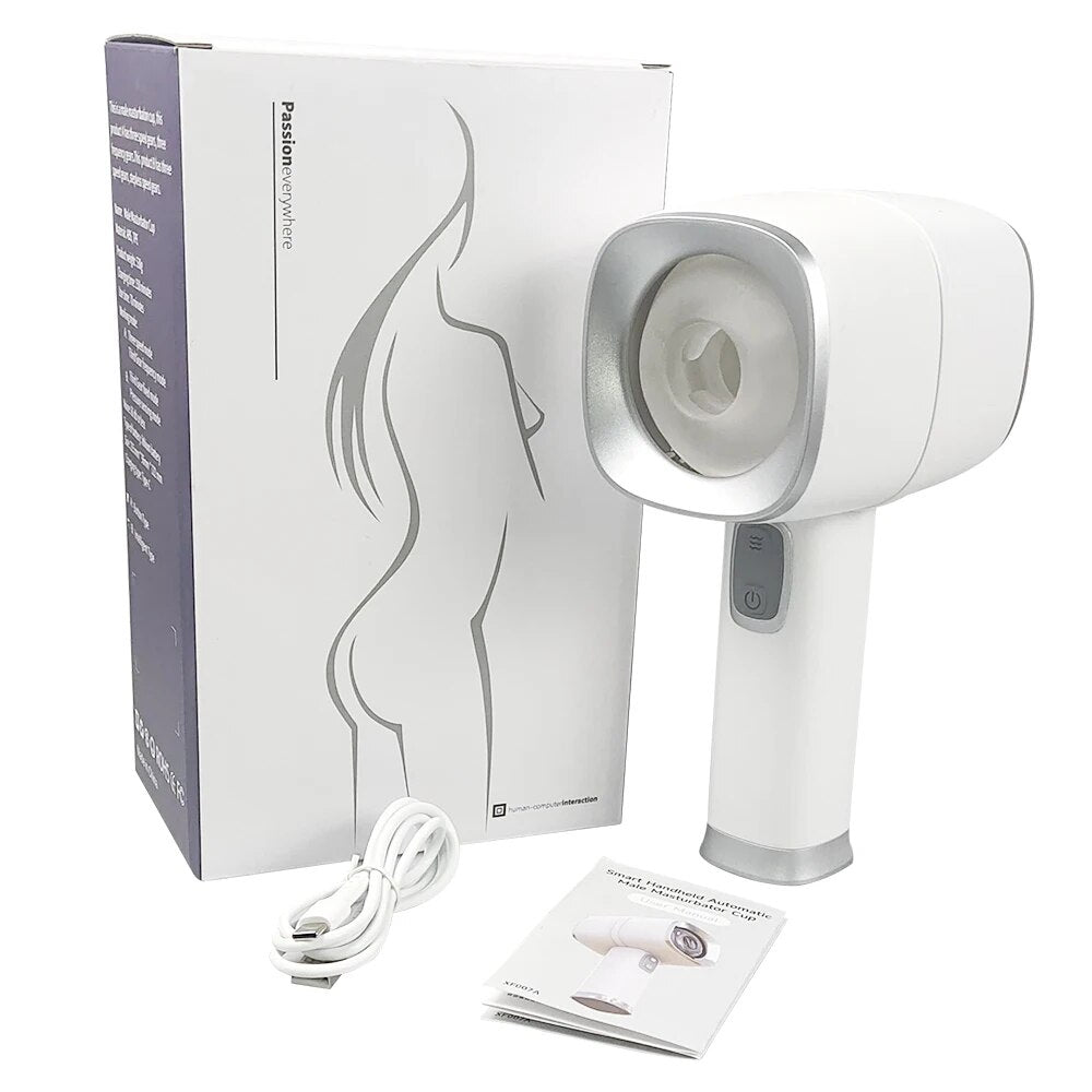 Automatic Men Masturbator Cup, Vagina Masturbation Vibrator, Adult Blowjob Pussy Stimulator Sex Toys for Male Intimate Goods