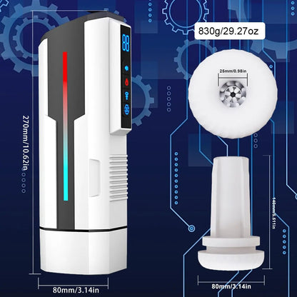 Automatic Telescopic Male Masturbator Cup Sucking Vibrating Masturbation Machine Vagina Pussy Blowjob Adult Sex Toys for Men
