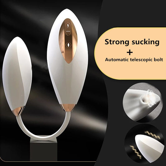 Automatic Telescopic Sucking Vibrator Real Thrust Vagina Clitoris Stimulation Female Masturbation Sex Toys for Women Sex Shop