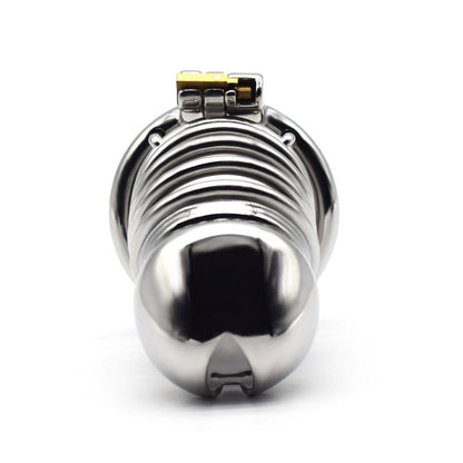 BDSM Adult Sex Toys Penis Cage Dick Ring Chastity Fetish Gay Slave Penis Extender Stainless Steel CB Lock Leten Scrotum