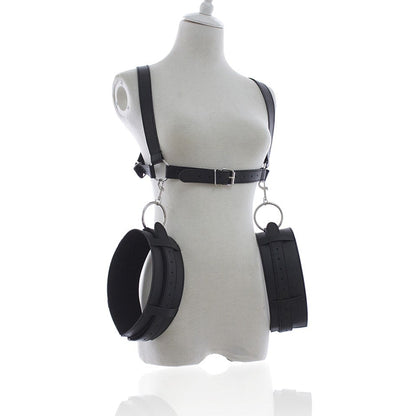BDSM Bondage Restraint Fetish Slave Handcuffs & Ankle Cuffs Adult Games Flirting Bondage Set Cosplay Sex Position Aid Products